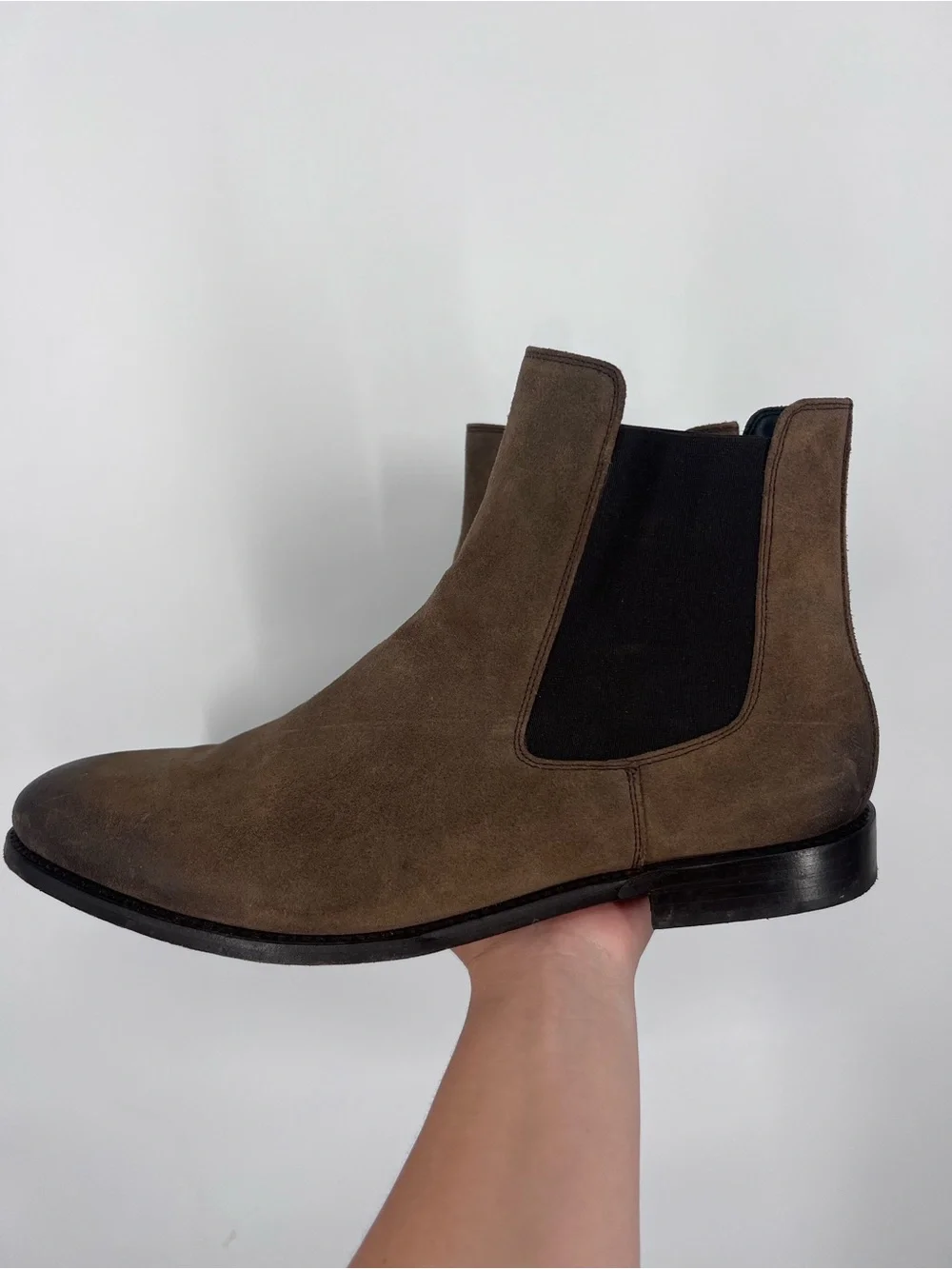 Thursday Boot Co. Men’s Brown Suede Cavalier Chelsea Boots 13